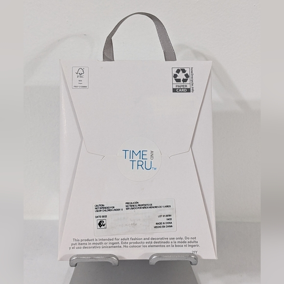 Women's Initial Letter "J" Pendant Necklace Set, 2 PC Set, Gold Tone, NEW - Picture 2 of 3